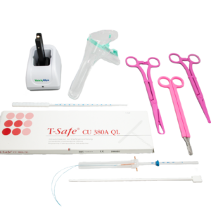 Inhoud disposable IUD pakket instrumenten